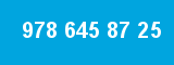 978 645 87 25 978 645 87 25